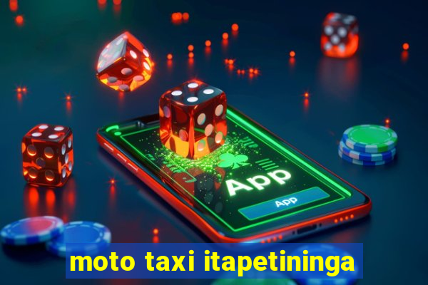 moto taxi itapetininga